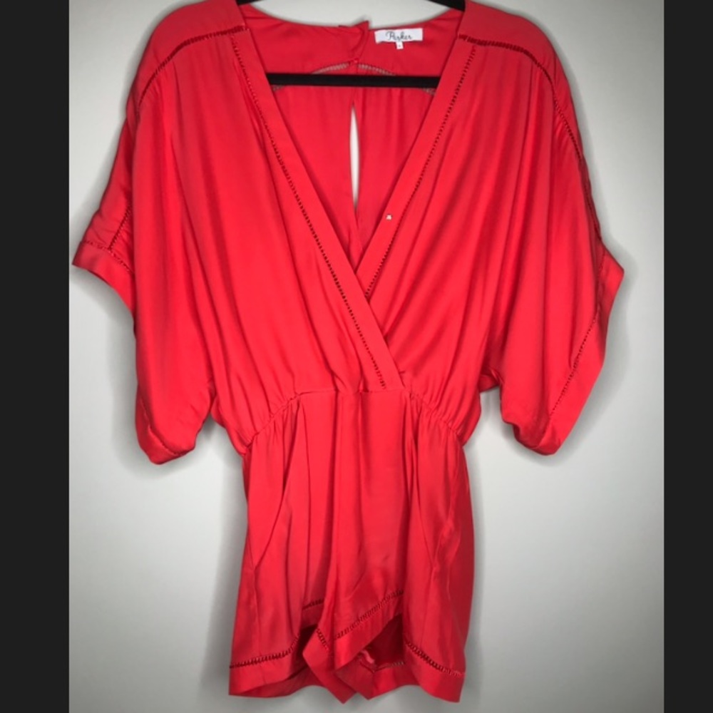 Parker Coral Romper